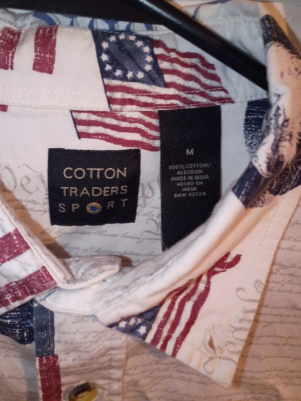 Men’s Cotton Traders Sport "We The People" Med.